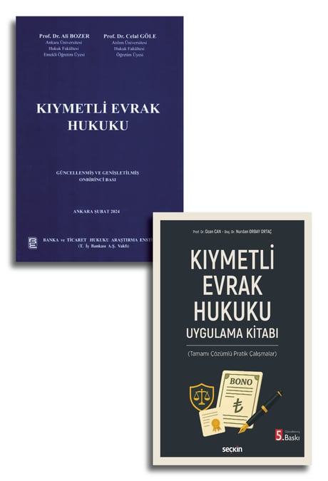 Kıymetli Evrak Hukuku Seti (Eylül 2025) Prof. Dr. Ali Bozer, Prof. Dr. Celal Göle, Prof. Dr. Ozan Can, Doç. Dr. Nurdan Orbay Ortaç 