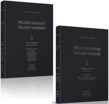 Milletlerarası Ticaret Hukuku (2 Cilt Takım) Prof. Dr. Vahit Doğan  - Kitap
