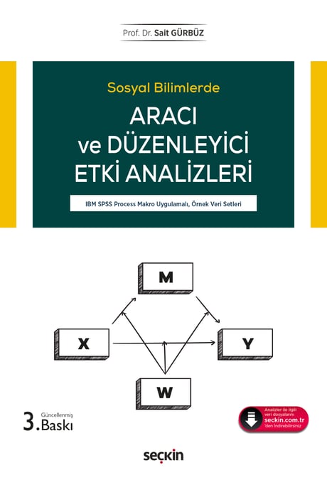 Sosyal Bilimlerde Aracı ve Düzenleyici Etki Analizleri
 IBM SPSS Process Makro Uygulamalı, Örnek Veri Setleri Prof. Dr. Sait Gürbüz  - Kitap