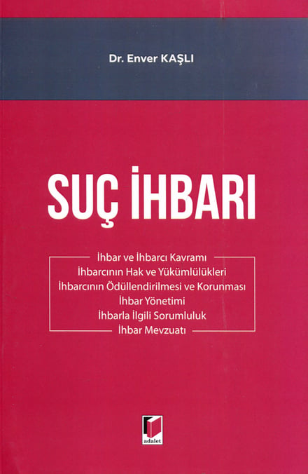 Suç İhbarı Dr. Enver Kaşlı  - Kitap