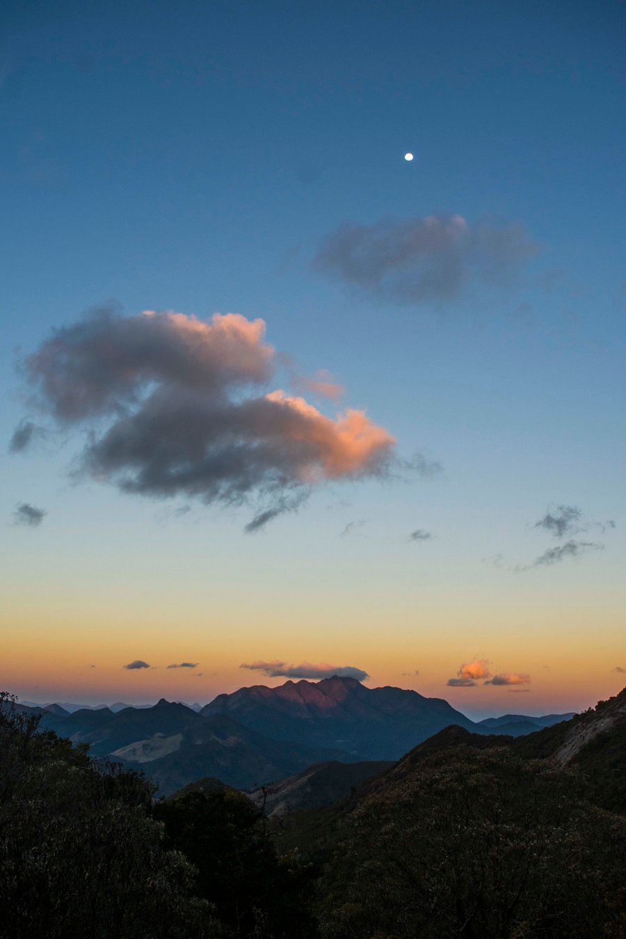 Fim de tarde após a trilha