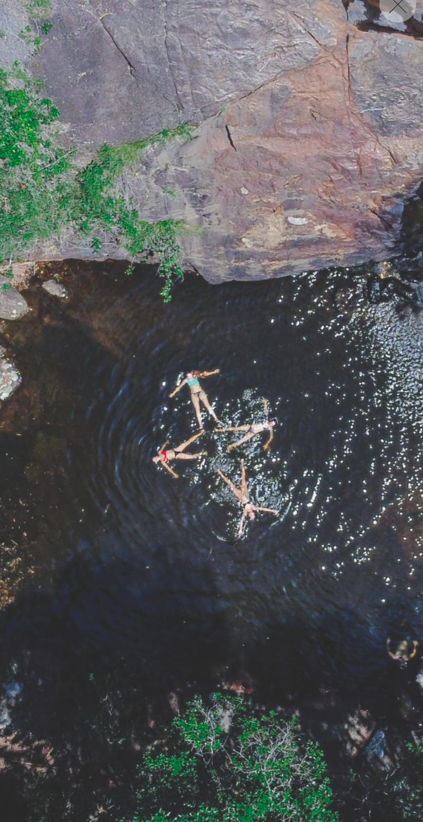 Trilha para cachoeira 