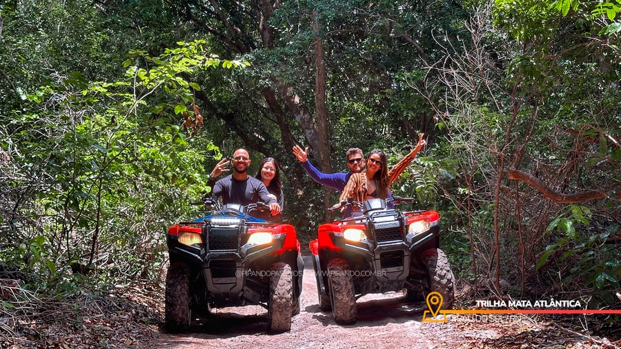 Trilha Mata atlântica | Passeio de Quadriciclo em Pipa
