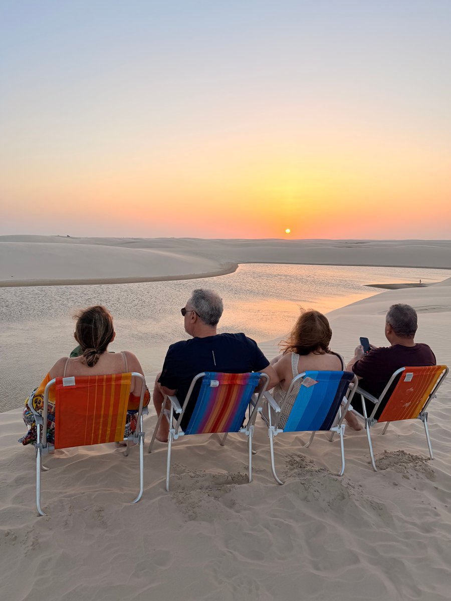 Pôr do sol nas Dunas