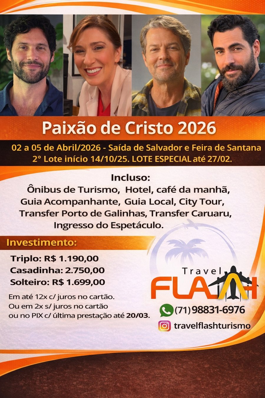 Excursão Paixão de Cristo