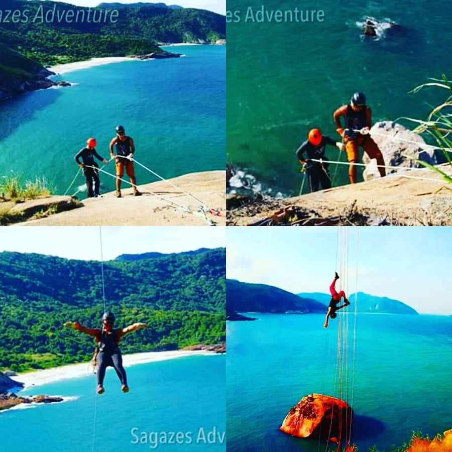 Rapel  na Pedra da Tartaruga