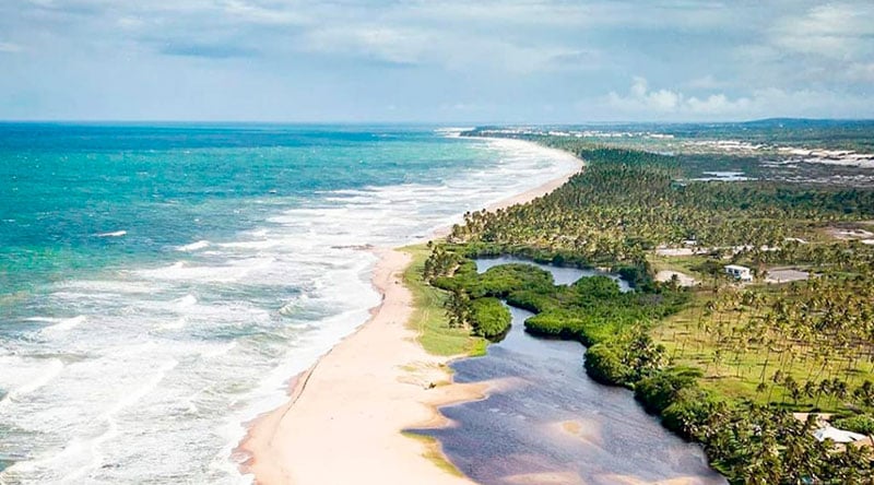Bate Volta Imbassaí - Encontro do Rio com o mar 