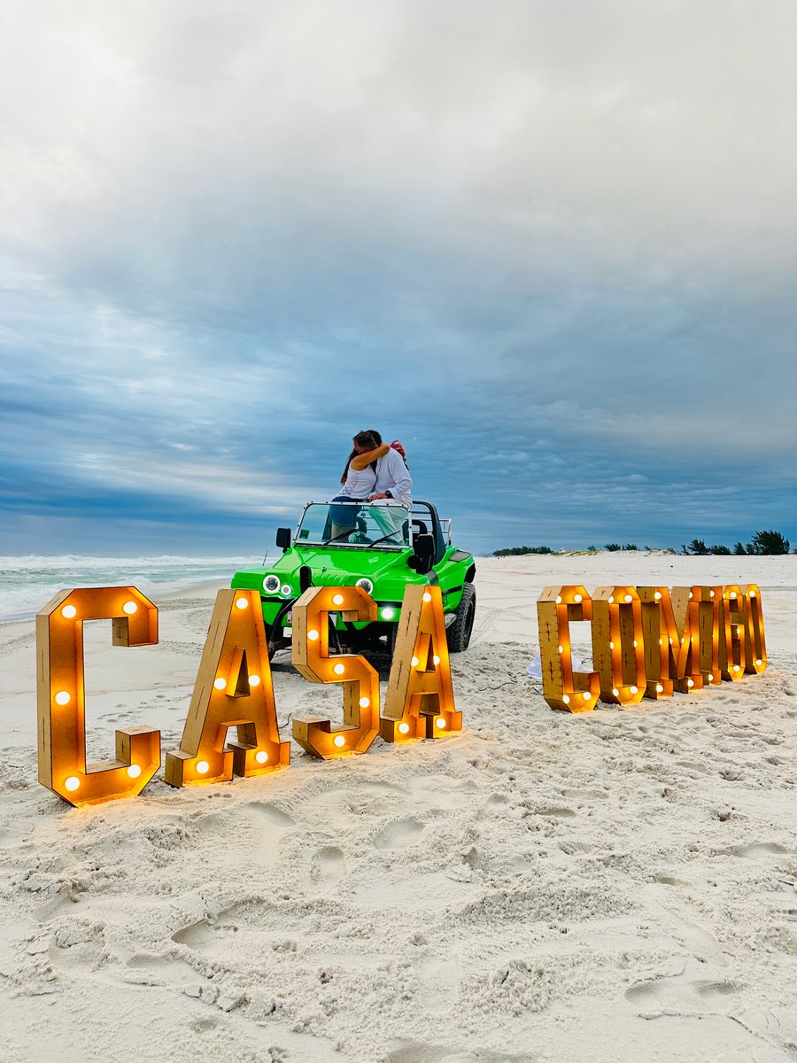 DECORAÇÃO LETRAS ILUMINADAS + BUGGY