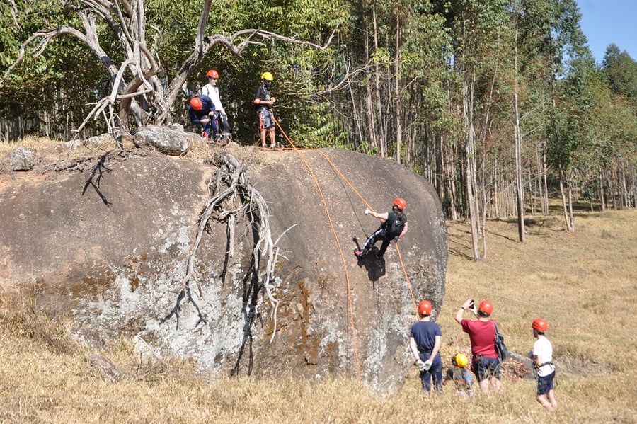 Rapel no Pico do Gavião -  45 metros