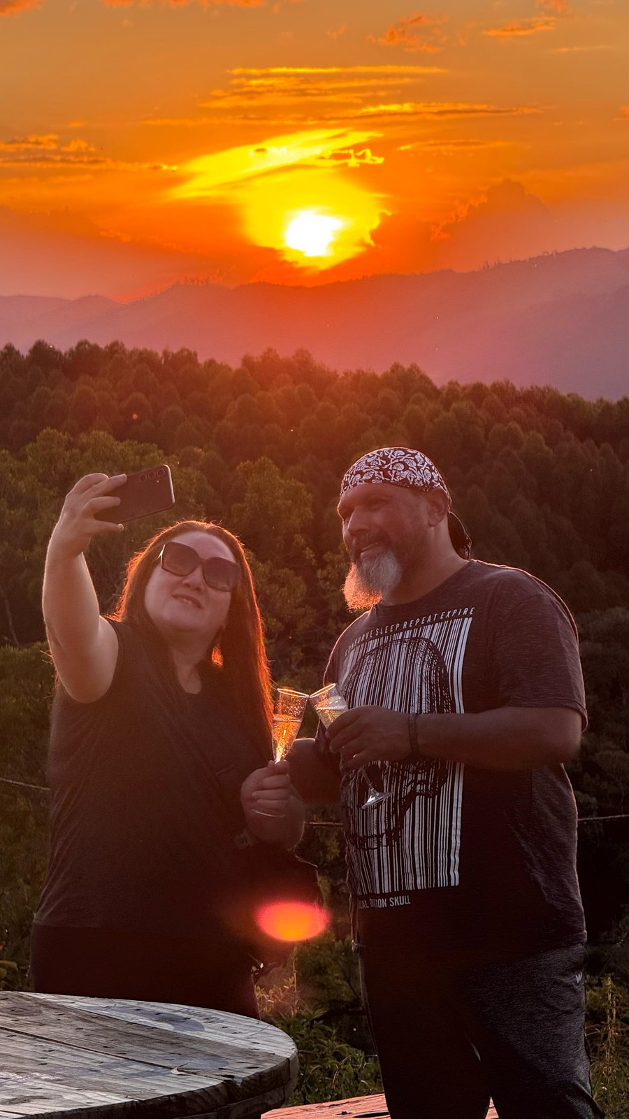 Por do sol - Quadriciclo