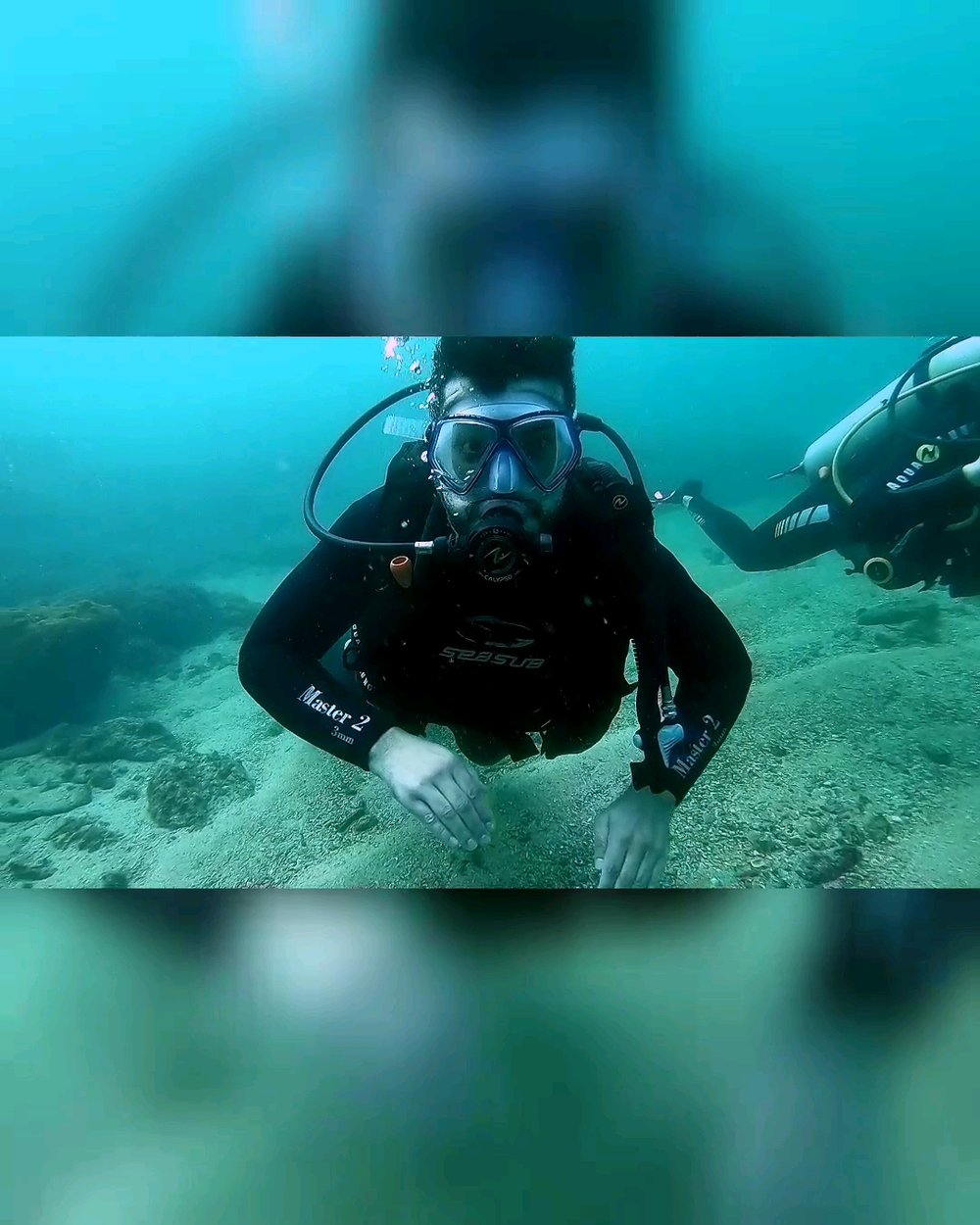 Batismo de mergulho - Ilha Anchieta