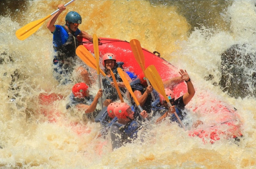Rafting Monjolinho no Rio do Peixe