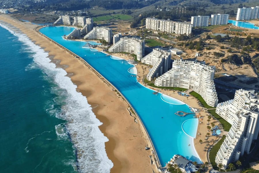 Algaborro, maior piscina da amaerica latina