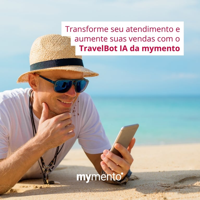 Equipe de atendimento de uma empresa de turismo acompanhando o suporte automatizado do TravelBot IA.