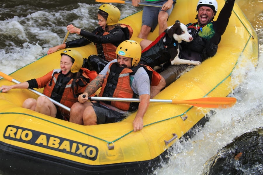 Rafting Pet + Day use com trilha de lama Juquitiba