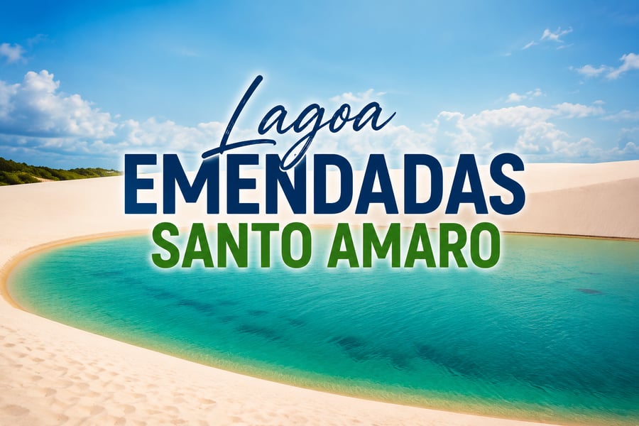 Lagoas Emendadas Santo Amaro Lençóis Maranhenses