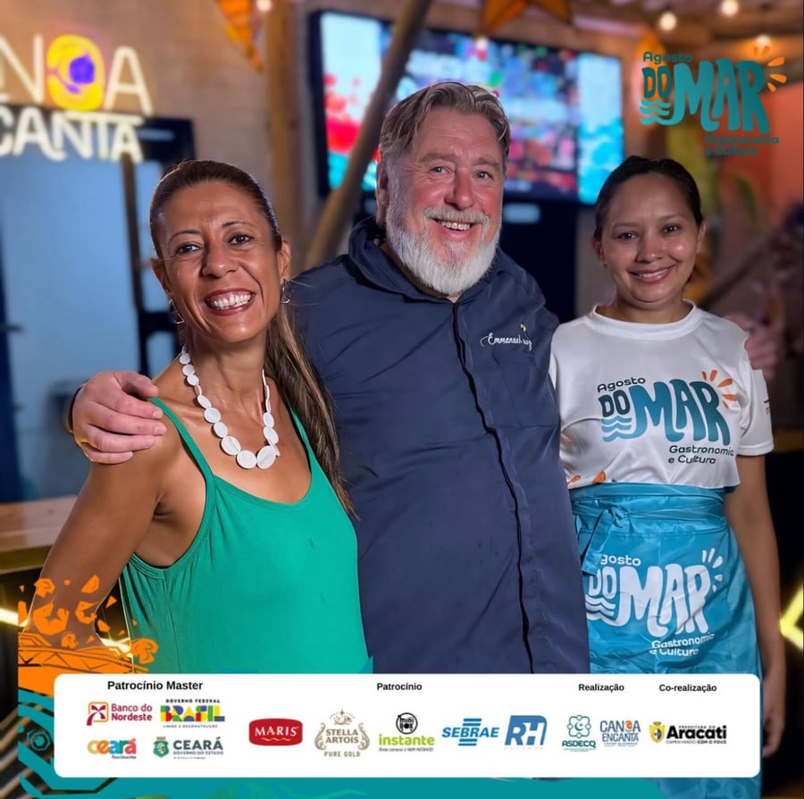 Chef Emmanuel Ruz encanta na primeira semana do Agosto do Mar 2025