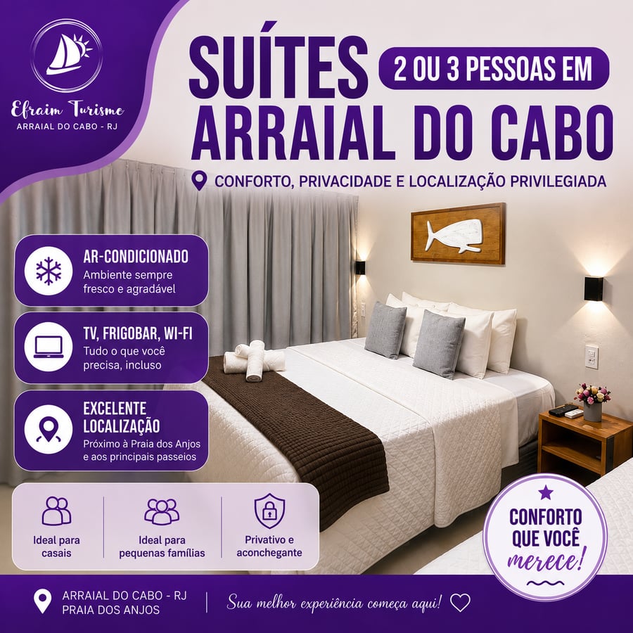 Suítes em Arraial do cabo 