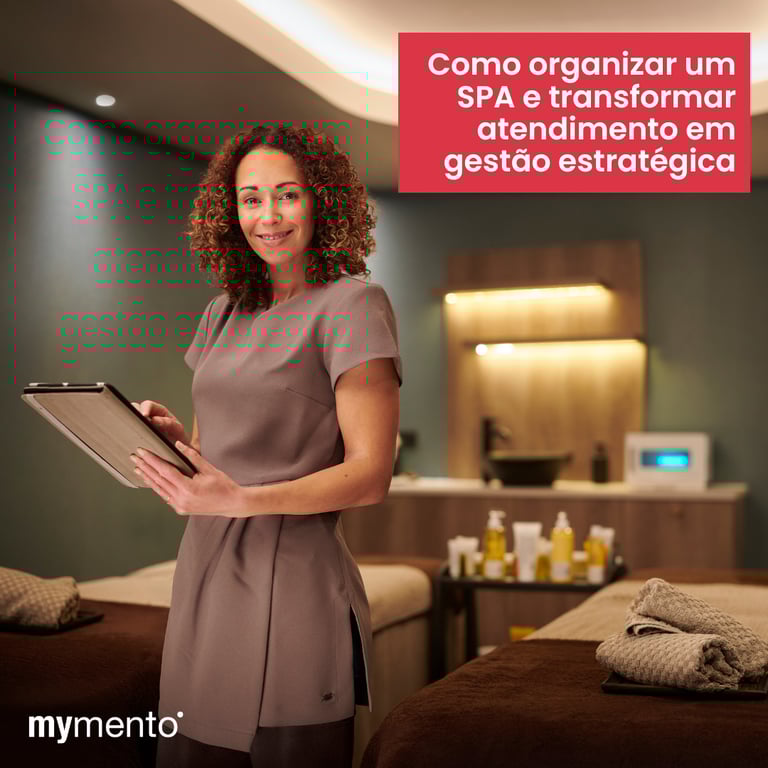 Gestão de agenda em sistema de agendamento para SPA com controle de horários, profissionais e serviços.