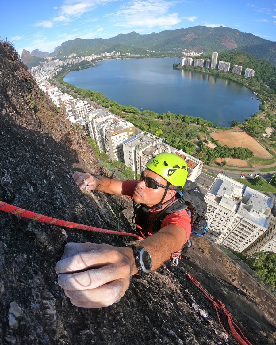 Exemplo de foto nos Curso de Escalada