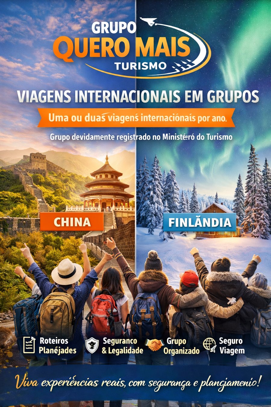 Grupo de Viagens Idade Dourada: viagens planejadas para sêniores, com roteiros completos, conforto, cultura, acessibilidade e acompanhamento especializado.