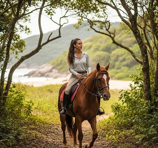 PASSEIO A CAVALO NA PRAIA EM BÚZIOS
