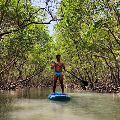 SUP (Stand Up Paddle) em Barra de Guaratiba - Rio de Janeiro
