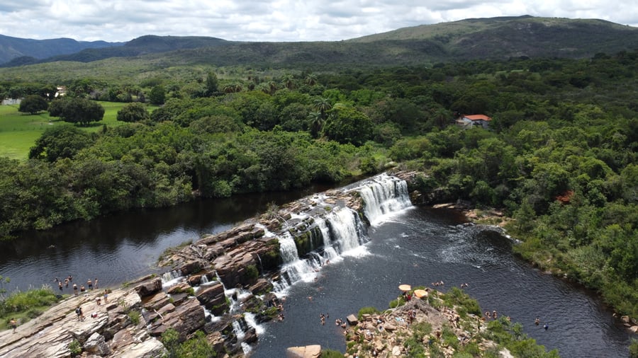 Um dos cenários mais impressionantes da Serra do Cipó