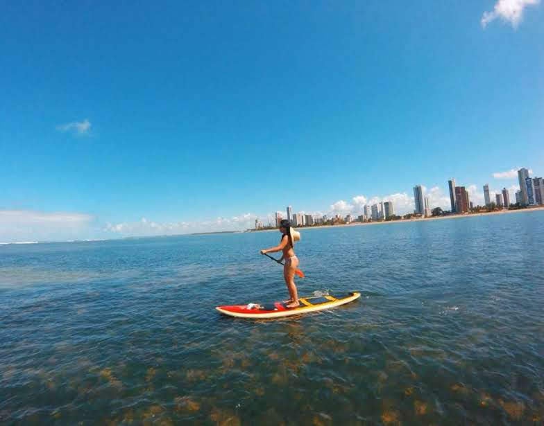 Aluguel de stand up paddle na praia de Candeias