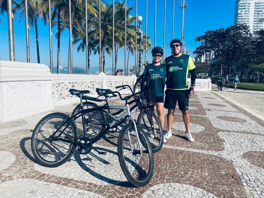 Tour ciclístico pelos monumentos dos jardins de Santos (para quem já possui bicicleta).