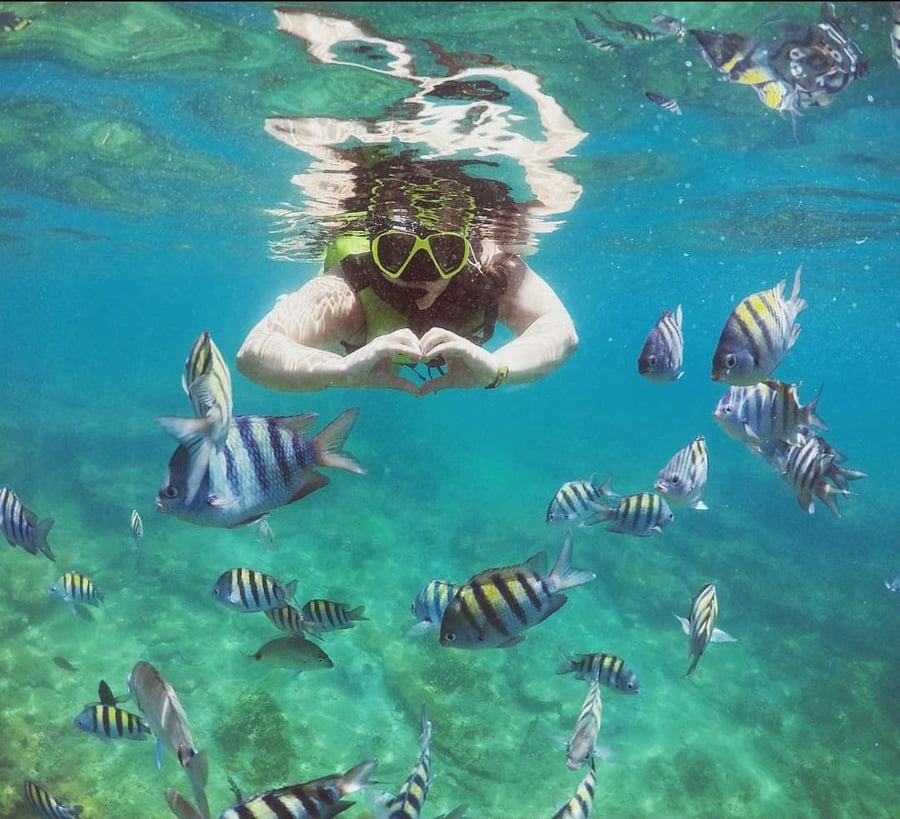 Pacote especial: Passeio de Barco + Mergulho de Snorkel