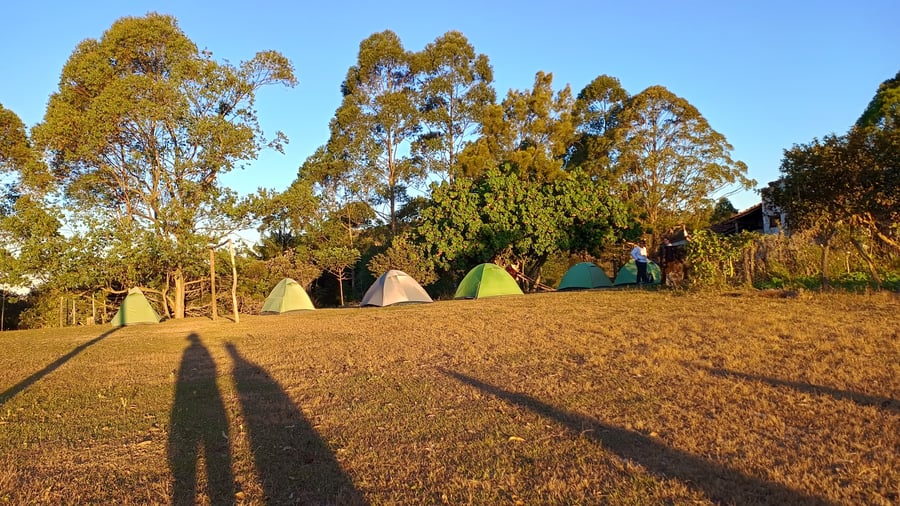 Camping para pernoite