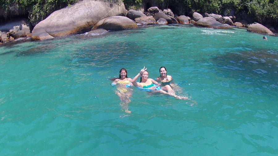 Ilha dos Cocos - uma das paradas mais procuradas em Paraty