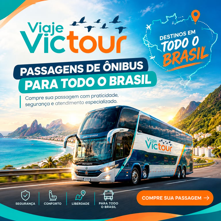 Viagem de ônibus confortável