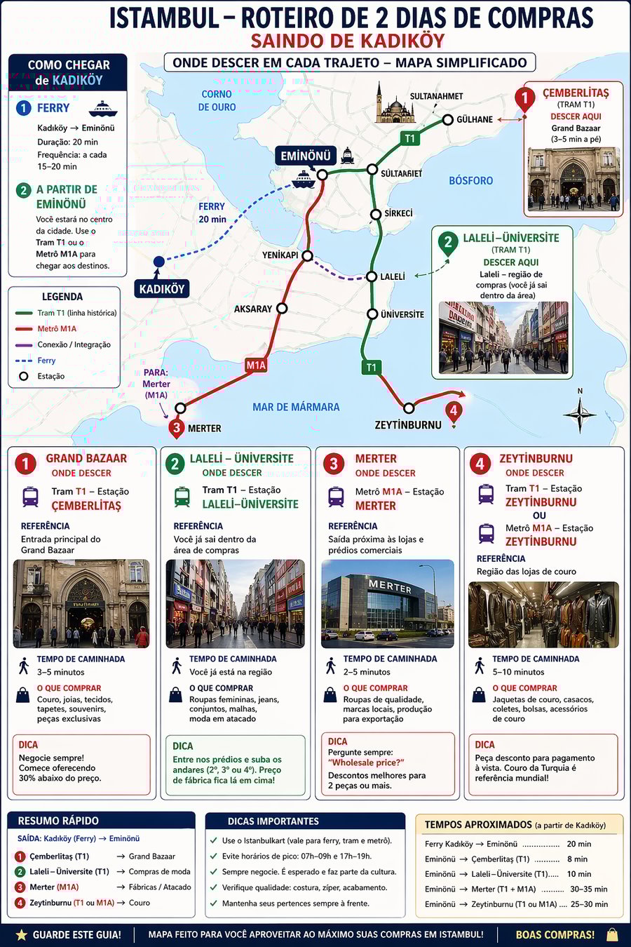 Compras em Istambul com Estratégia: Roteiro Completo em 2 Dias