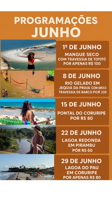 Programação de Junho