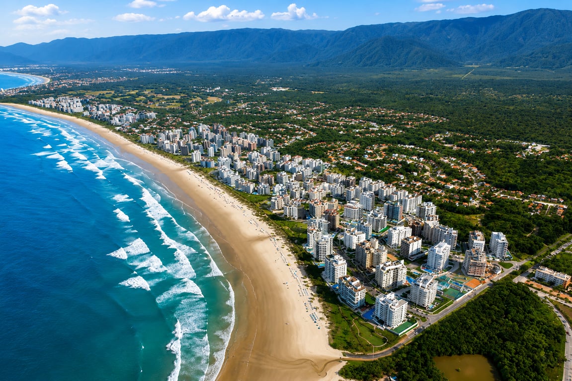 Vista da Riviera de São Lourenço