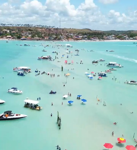 Praia paradisíaca de Maragogi