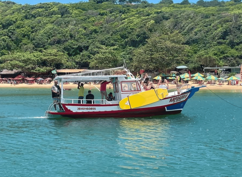 Barco privativo (até 10 pessoas)