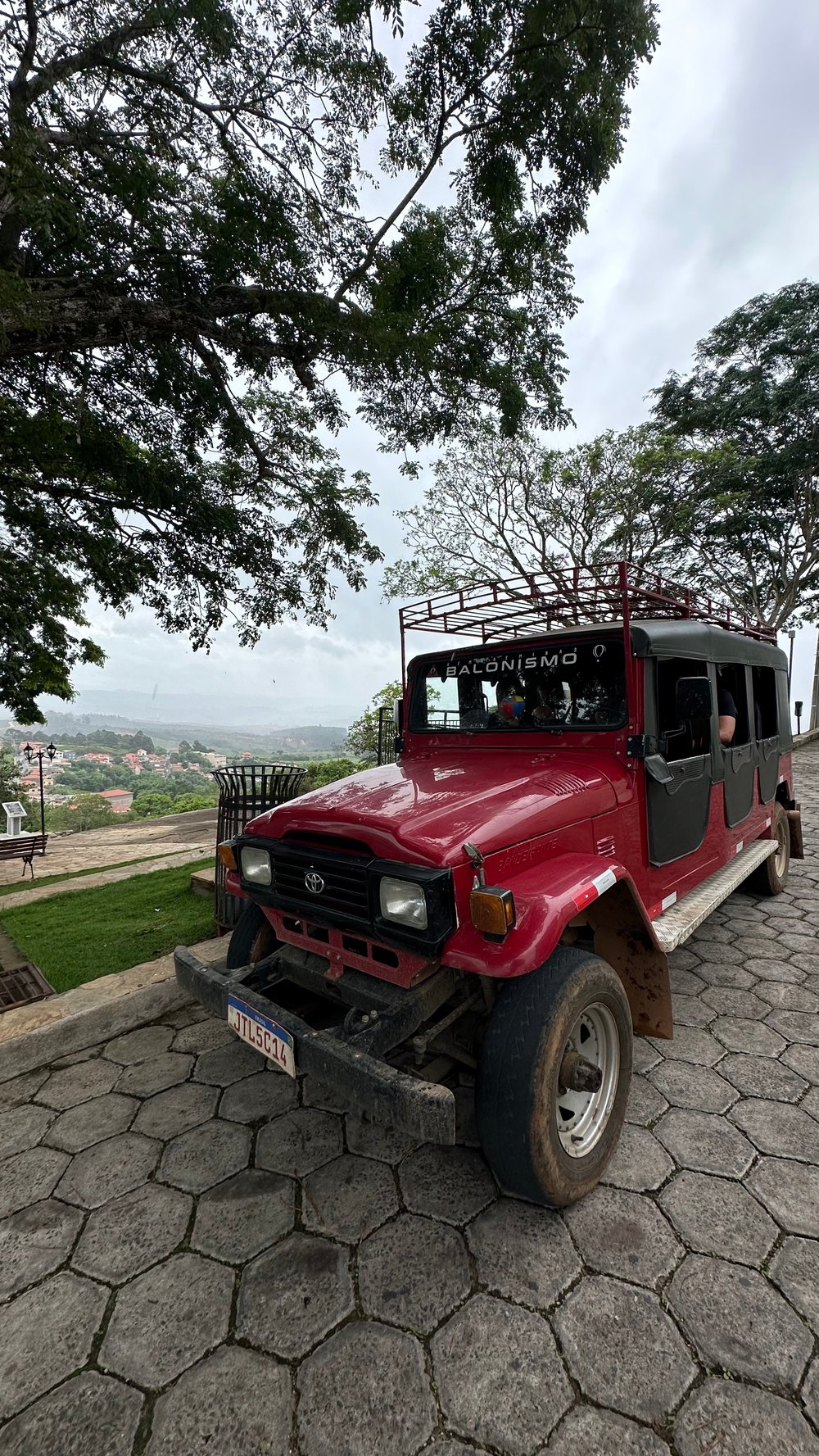 Nossa Saruana é o famoso veículo de transporte usado durante os passeios.