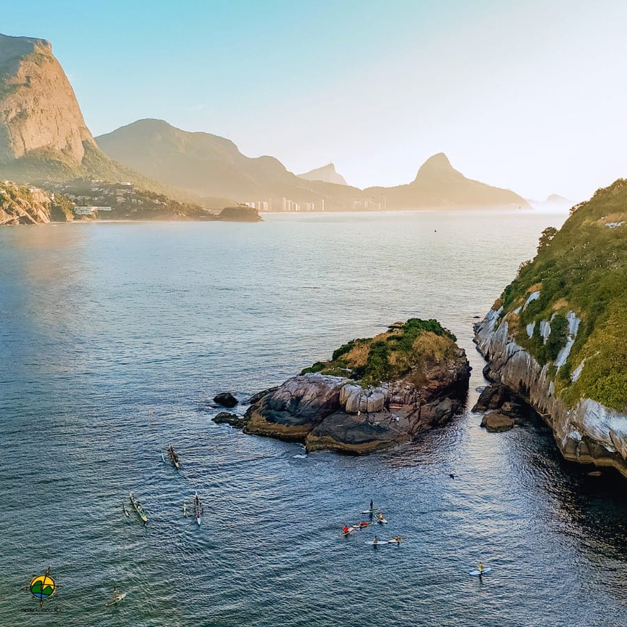  ilhas tijucas ao nascer do sol