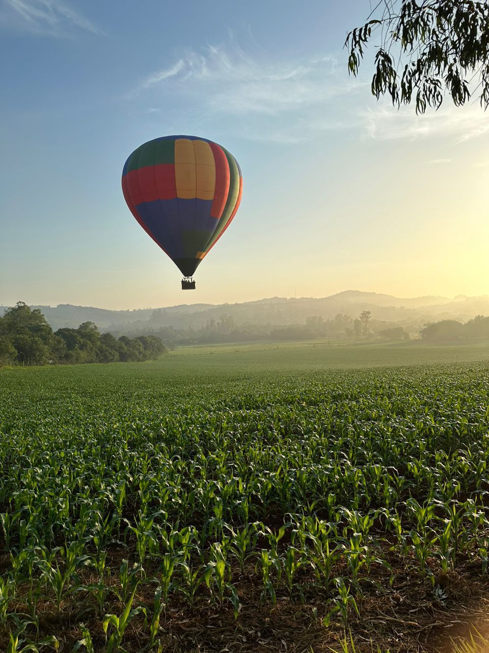 Voo de balão em Tiradentes