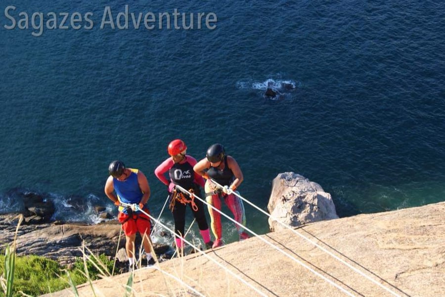 Rapel  na Pedra da Tartaruga