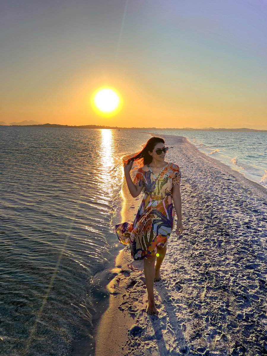 Ensaio no pôr do sol de Arubinha