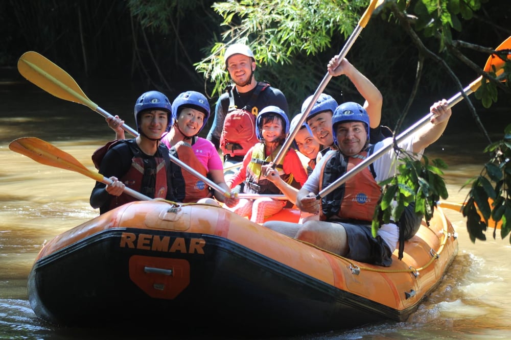 DAY USE #6 (Trilha + Almoço + Rafting 7km)