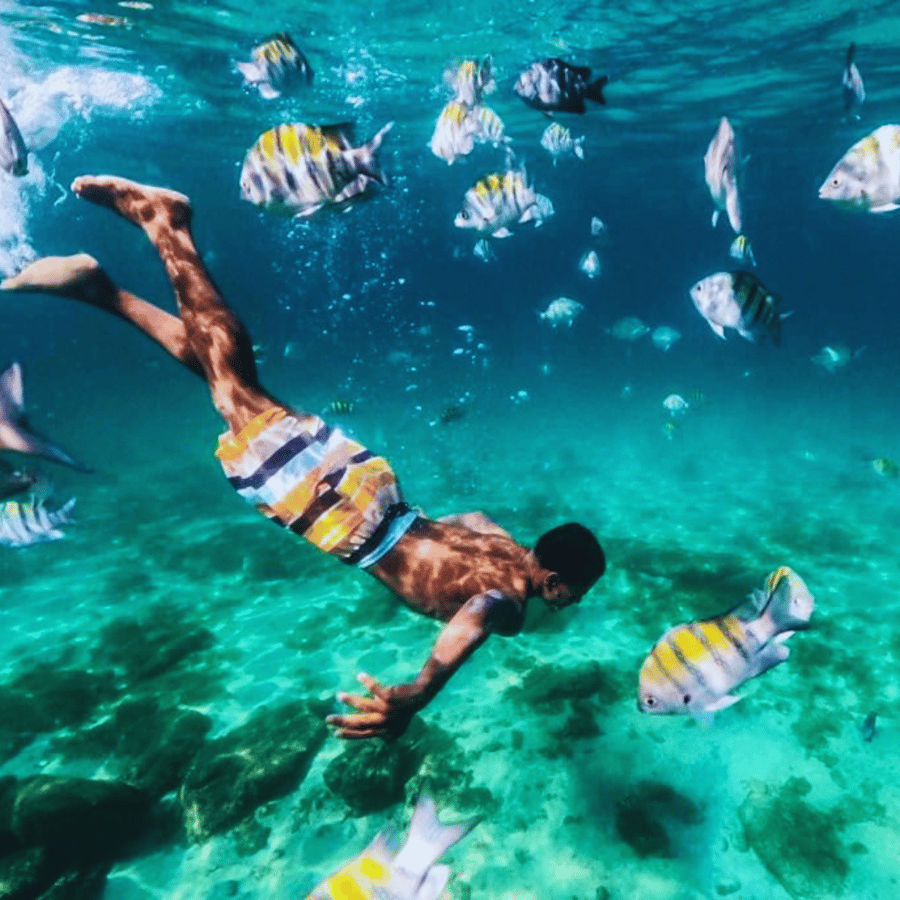 Cores que só Angra tem. Apaixonada por esse azul!