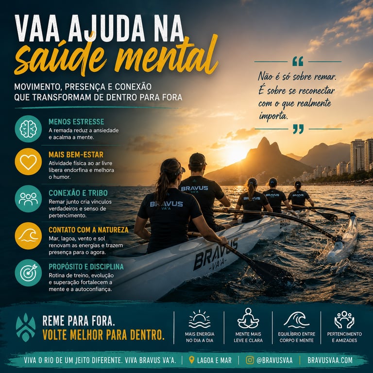 Como a Va'a ajuda na saúde mental