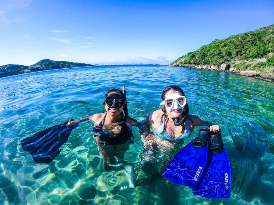 Mergulho de Snorkel na Praia em Arraial do Cabo