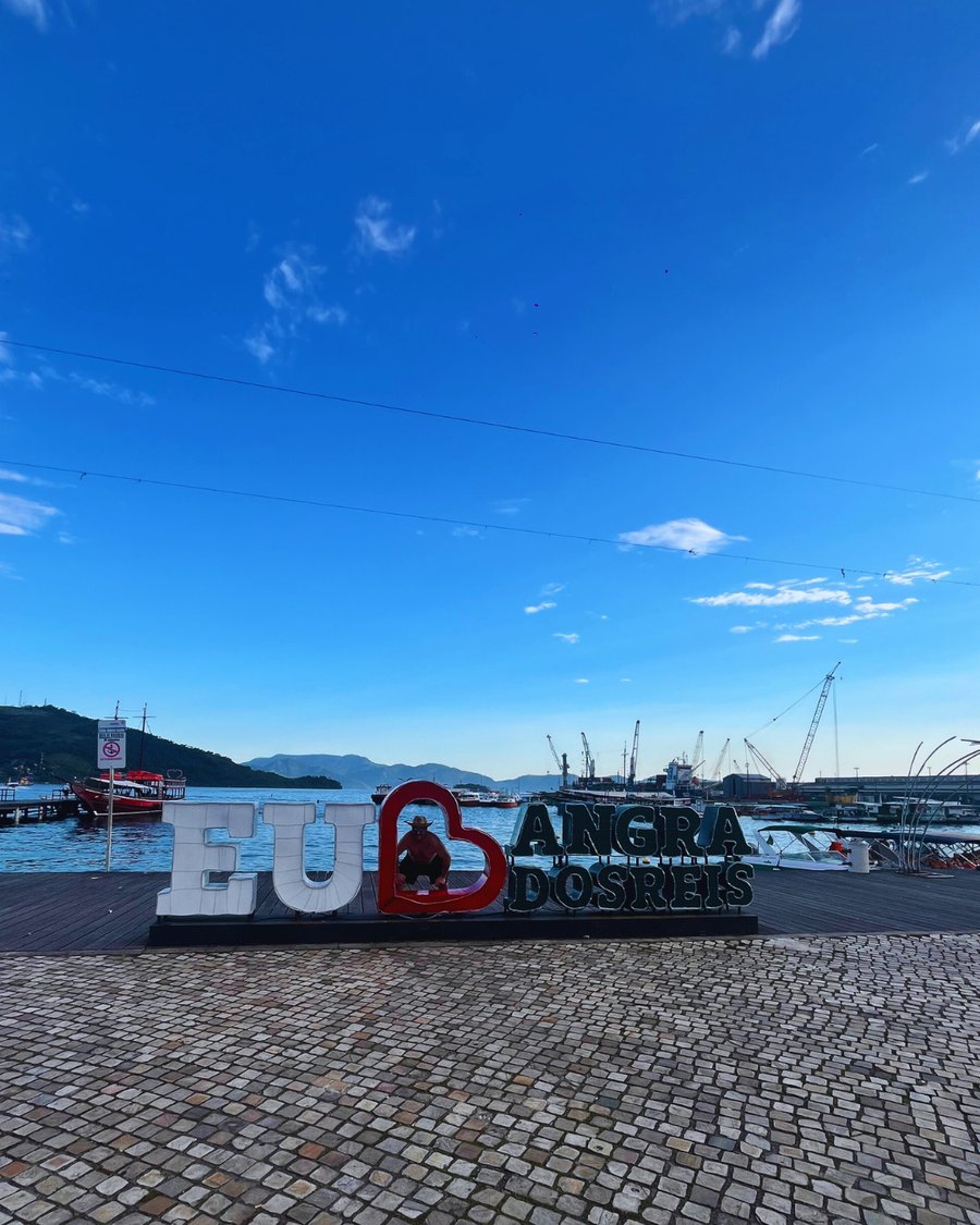 Ponto de referência de onde chegará em Angra