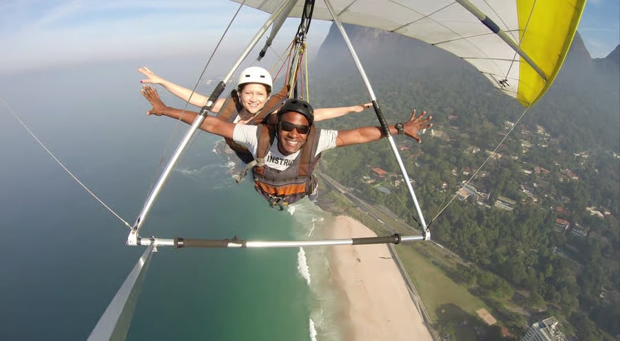 Voo de asa delta no Rio de Janeiro com instrutor - foto 6